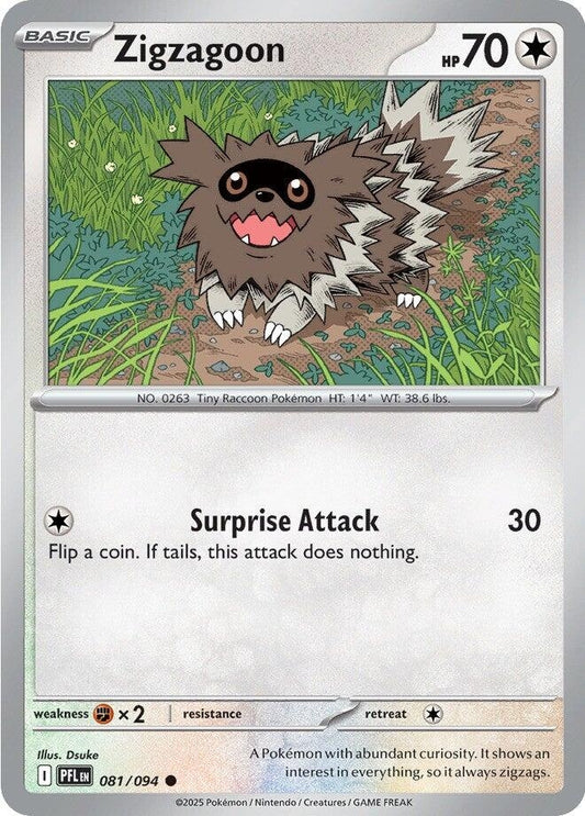 Image for Zigzagoon (081/094) - Pokemon