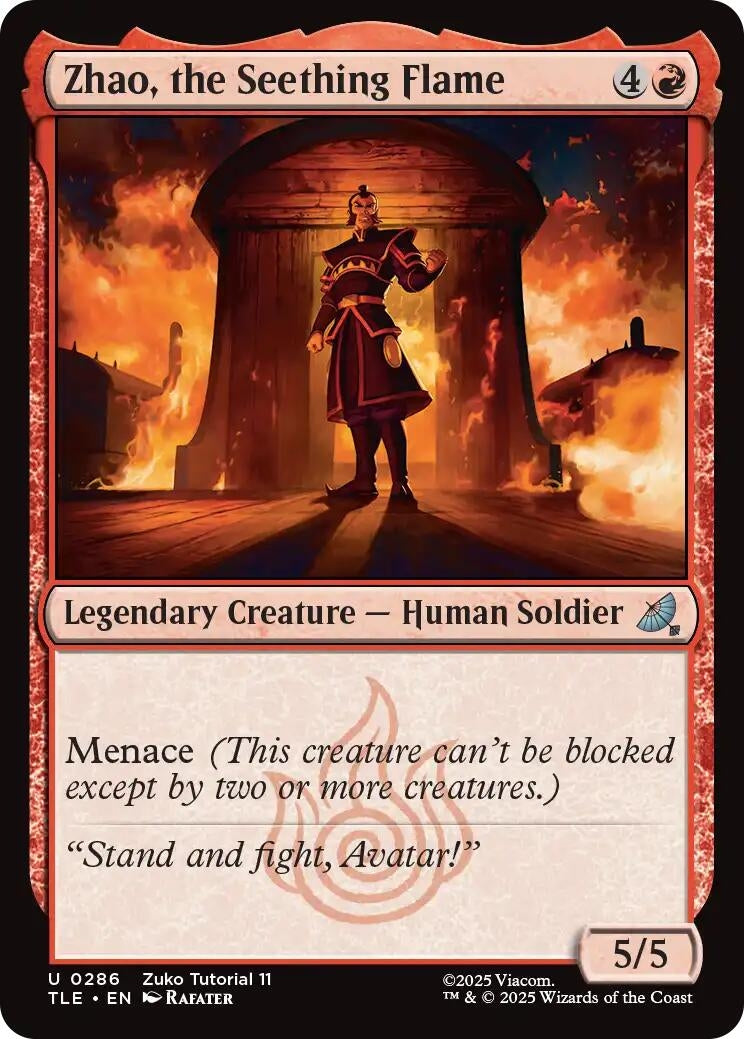 Image for Zhao, the Seething Flame (0286) (286) - Magic: The Gathering