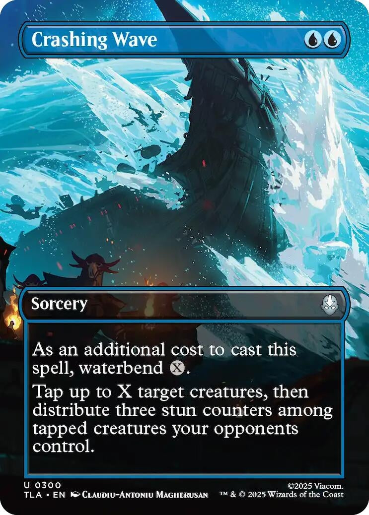 Image for Crashing Wave (Borderless) (300) - Magic: The Gathering