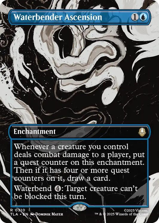 Image for Waterbender Ascension (Borderless) (310) - Magic: The Gathering