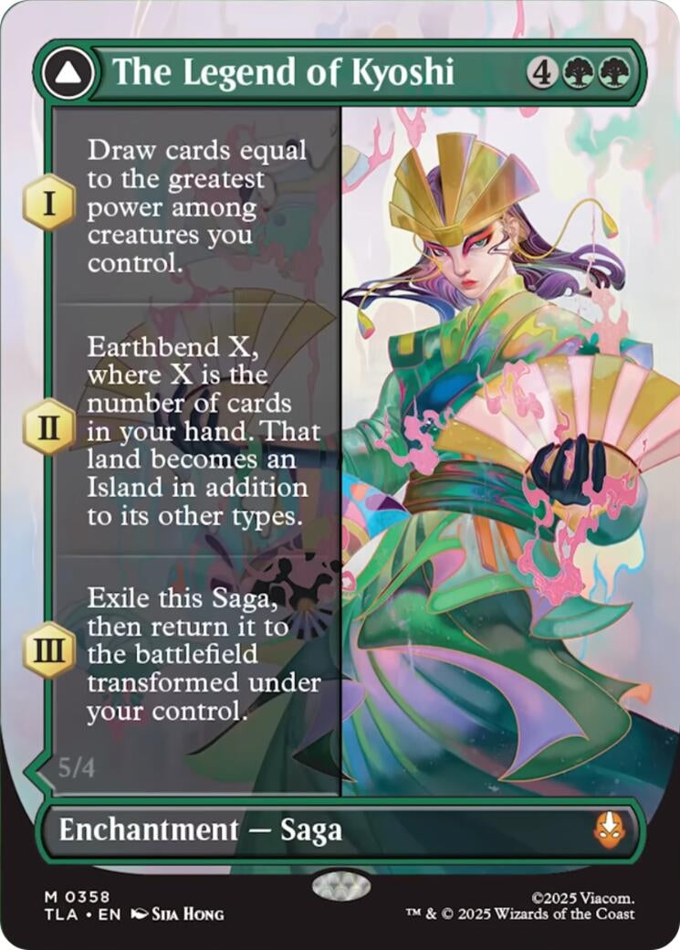 Image for The Legend of Kyoshi (Borderless) (358) - Magic: The Gathering