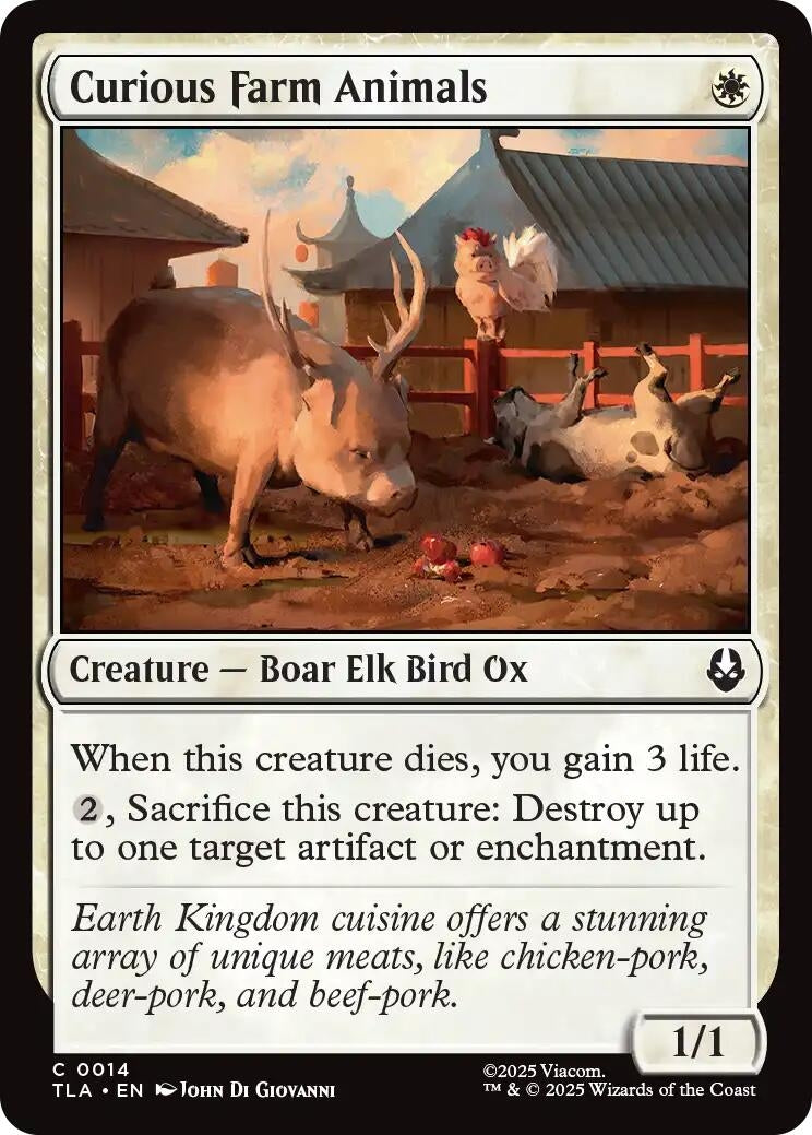 Image for Curious Farm Animals (14) - Magic: The Gathering