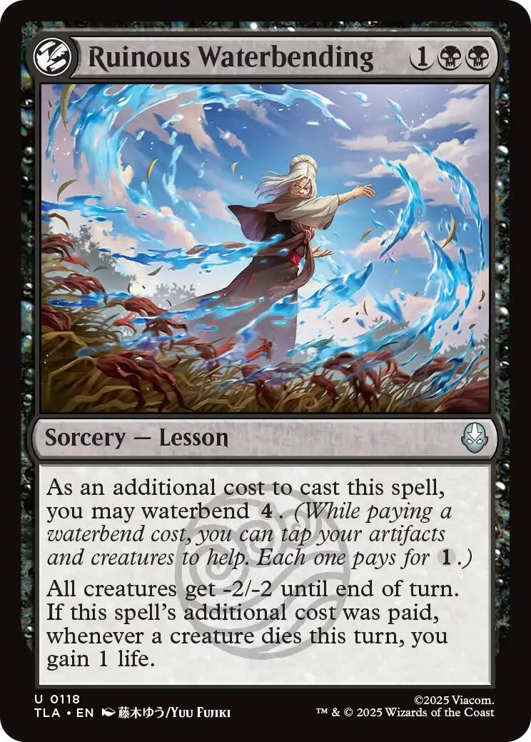 Image for Ruinous Waterbending (118) - Magic: The Gathering