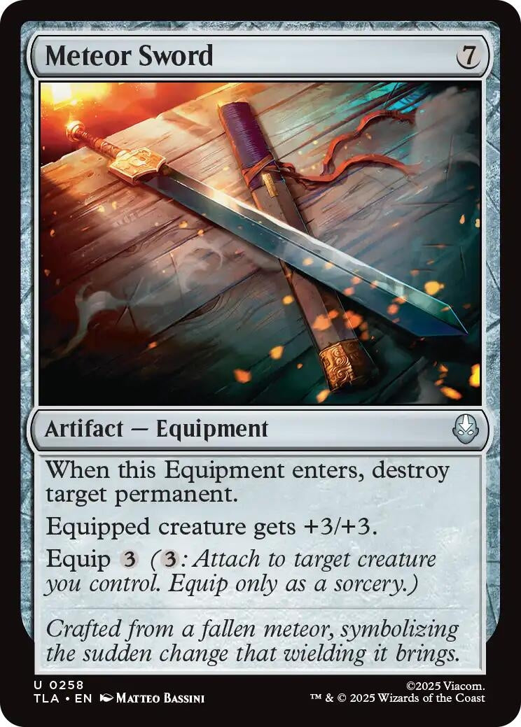 Image for Meteor Sword (258) - Magic: The Gathering
