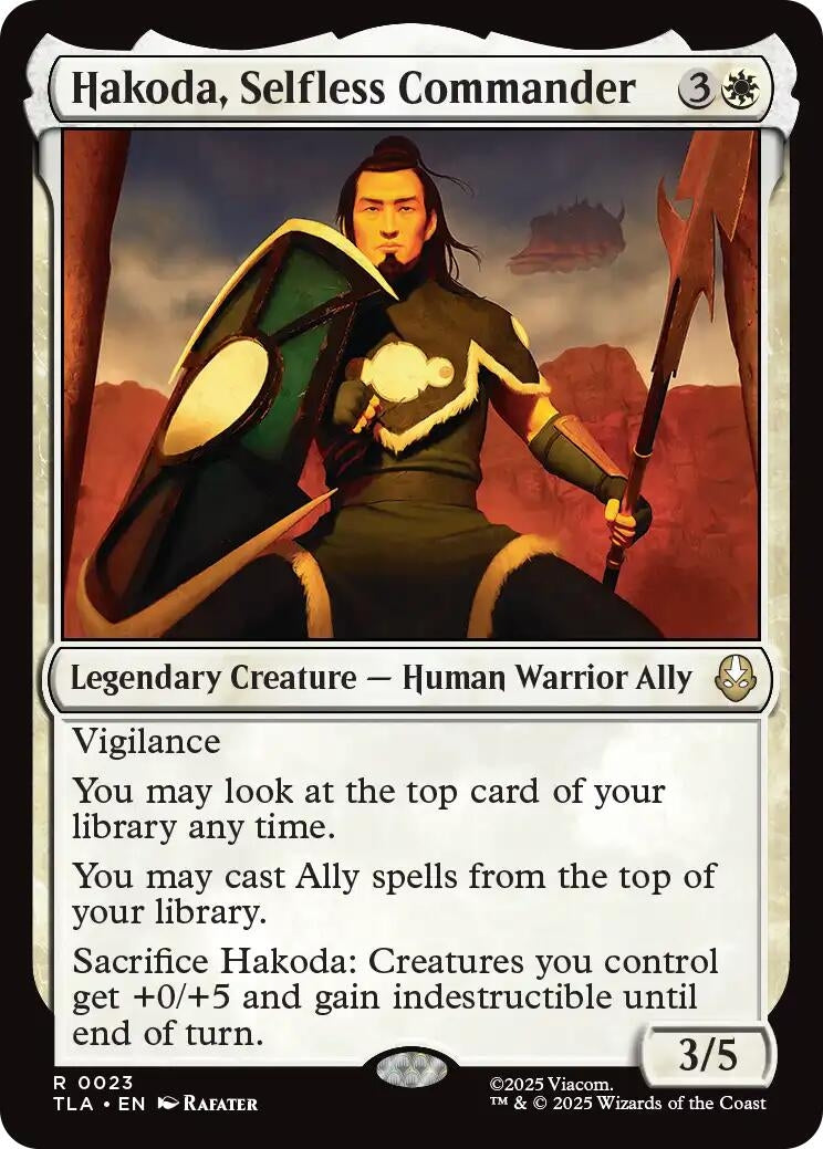 Image for Hakoda, Selfless Commander (23) - Magic: The Gathering