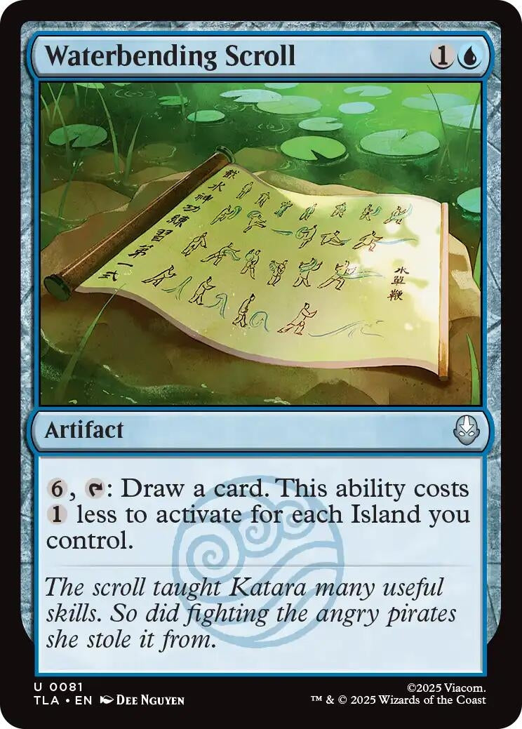 Image for Waterbending Scroll (81) - Magic: The Gathering