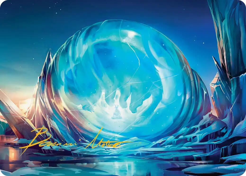 Aang's Iceberg Art Card (Gold-Stamped Signature) (2)
