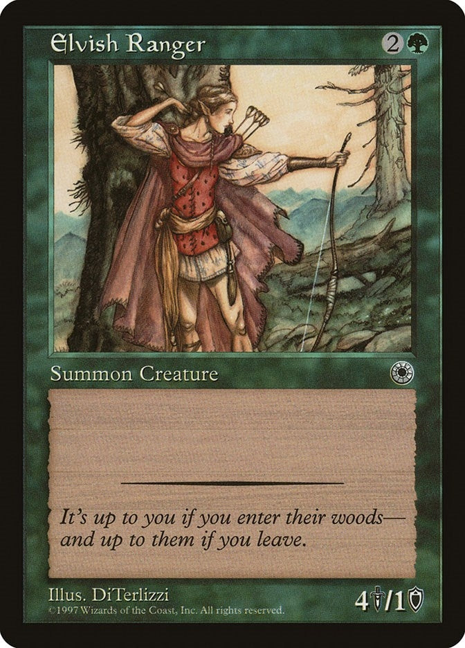 Image for Elvish Ranger - Magic: The Gathering