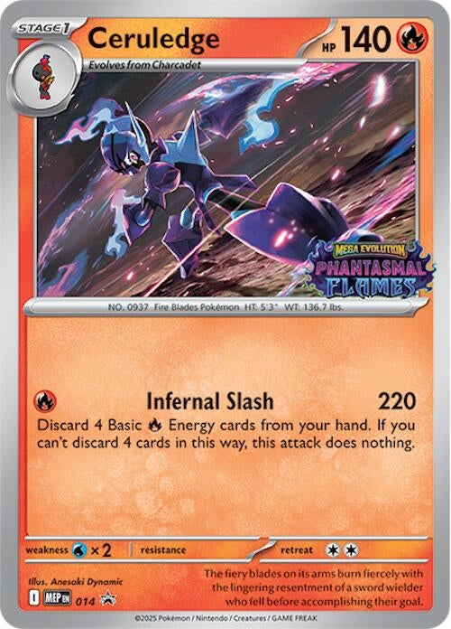 Image for Ceruledge (Prerelease) (014) - Pokemon