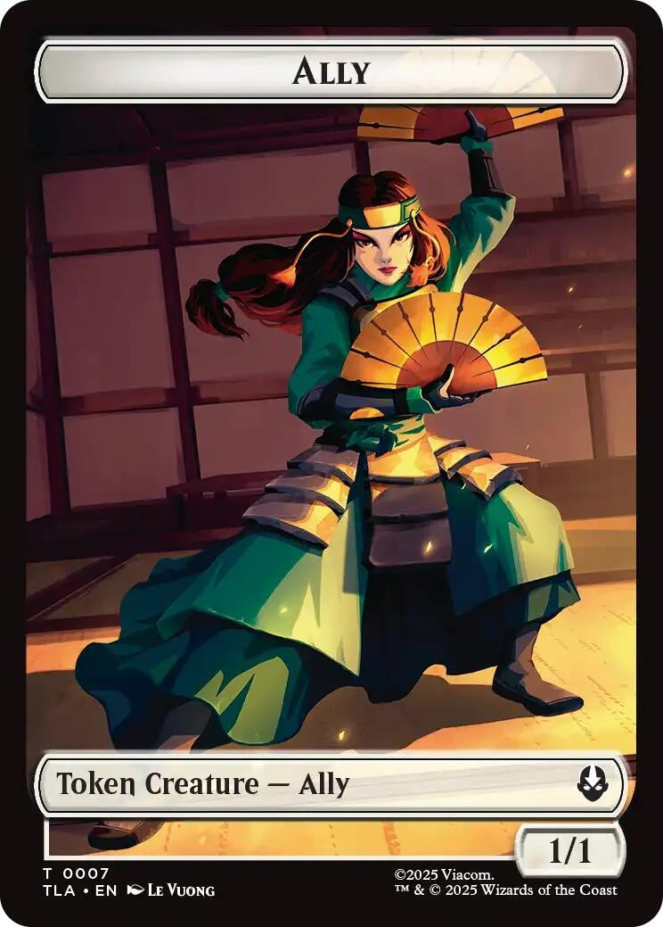 Ally (0007) // Clue (0018) Double-Sided Token (7 // 18)