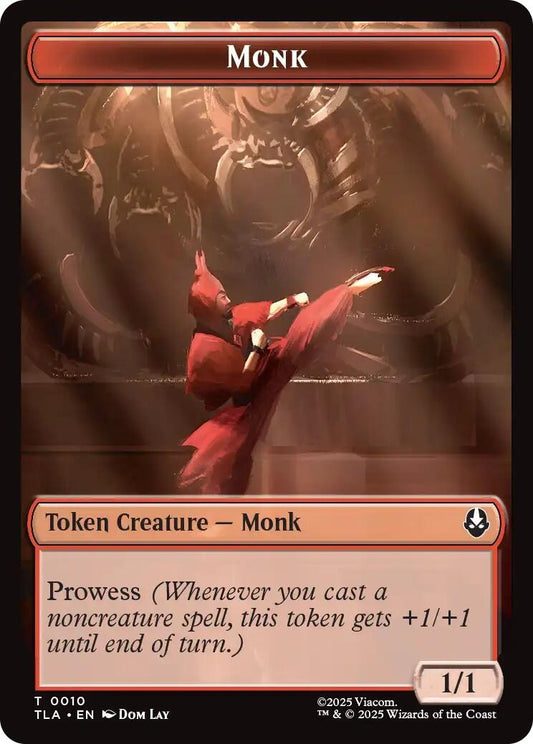 Image for Monk // Food (0021) Double-Sided Token (10 // 21) - Magic: The Gathering