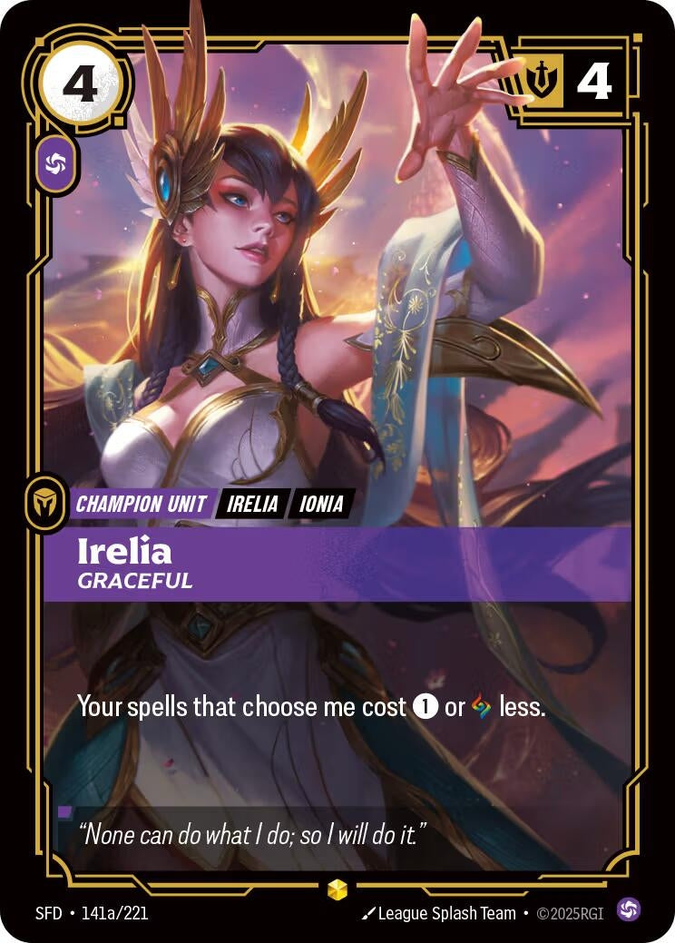 Irelia - Graceful (Alternate Art) (141a/221)
