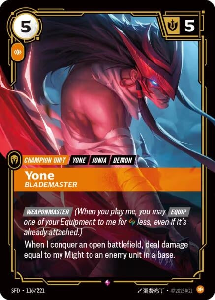 Yone - Blademaster (116/221)