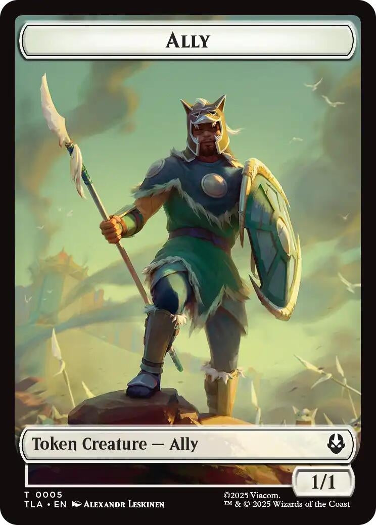 Ally (0005) // Soldier (0002) Double-Sided Token (5 // 2)
