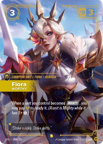 Fiora - Worthy (Alternate Art) (180a/221)