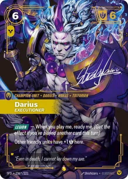 Darius - Executioner (Signature) (236*/221)