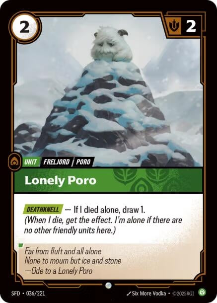 Lonely Poro (036/221)