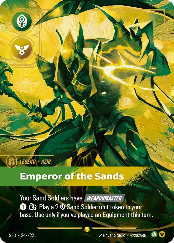 Azir - Emperor of the Sands (Overnumbered) (247/221)