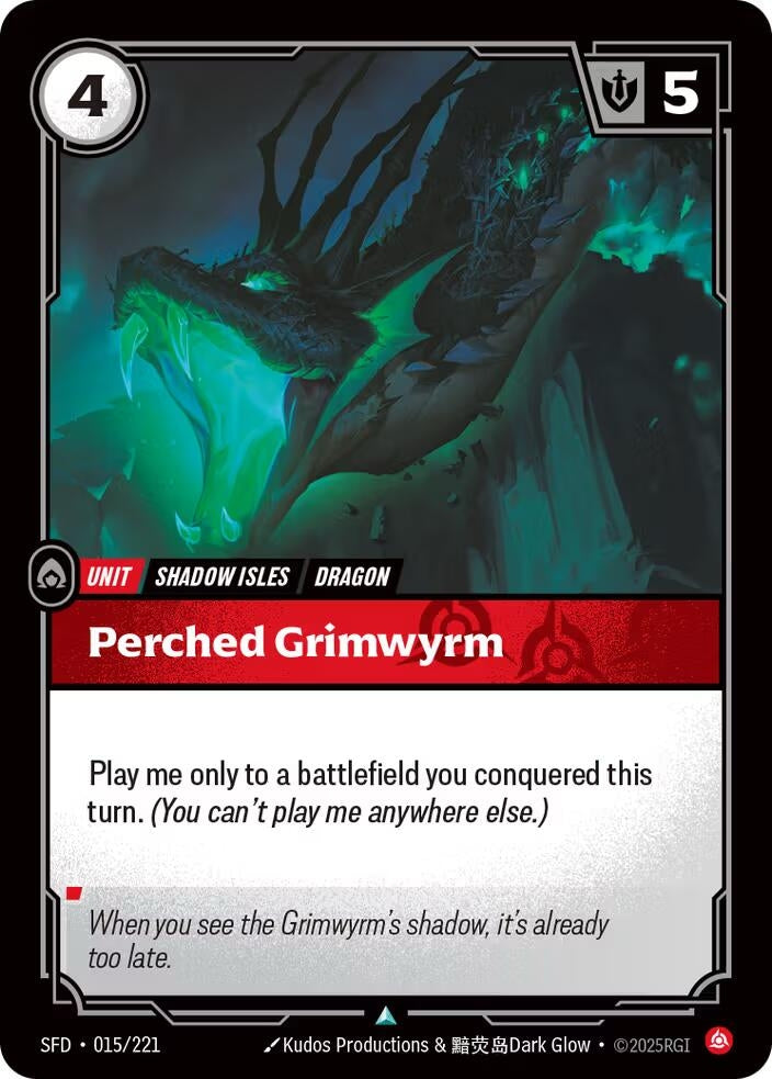 Perched Grimwyrm (015/221)