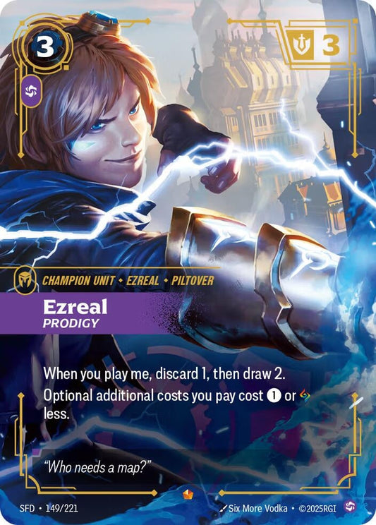 Image for Ezreal - Prodigy (149/221) - Riftbound: League of Legends Trading Card Game