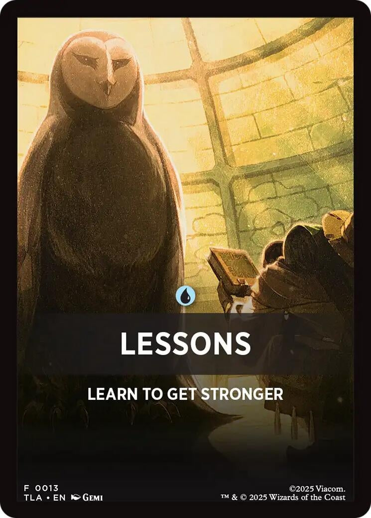 Image for Lessons Theme Card (13) - Magic: The Gathering