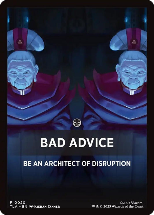 Image for Bad Advice Theme Card (20) - Magic: The Gathering