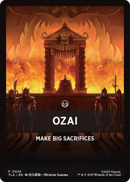 Image for Ozai Theme Card (24) - Magic: The Gathering