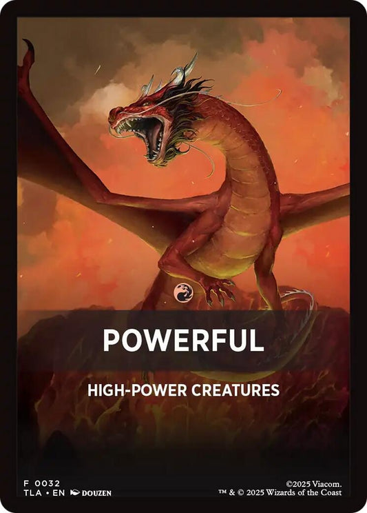 Image for Powerful Theme Card (32) - Magic: The Gathering