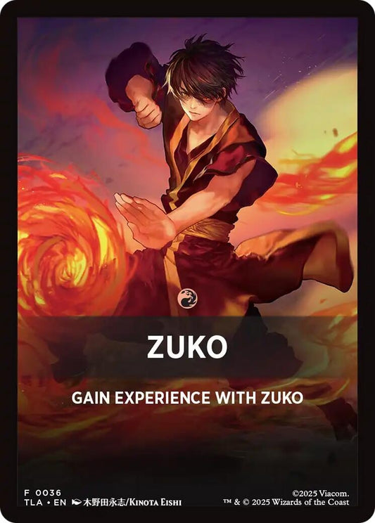 Image for Zuko Theme Card (36) - Magic: The Gathering