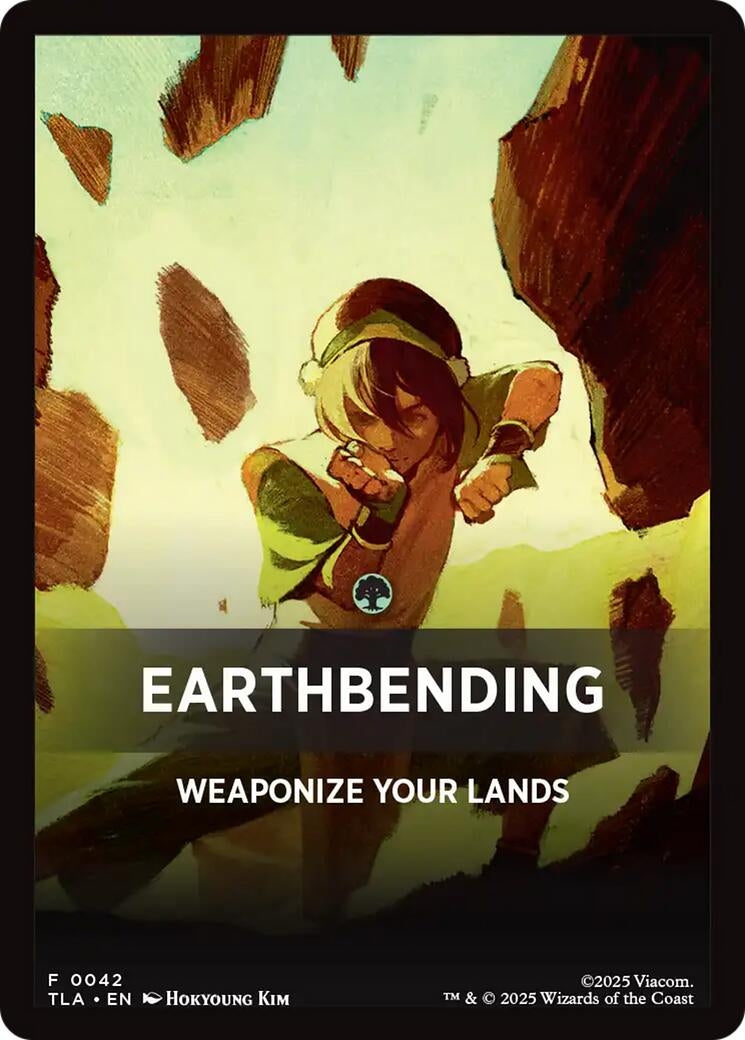 Image for Earthbending Theme Card (0042) (42) - Magic: The Gathering