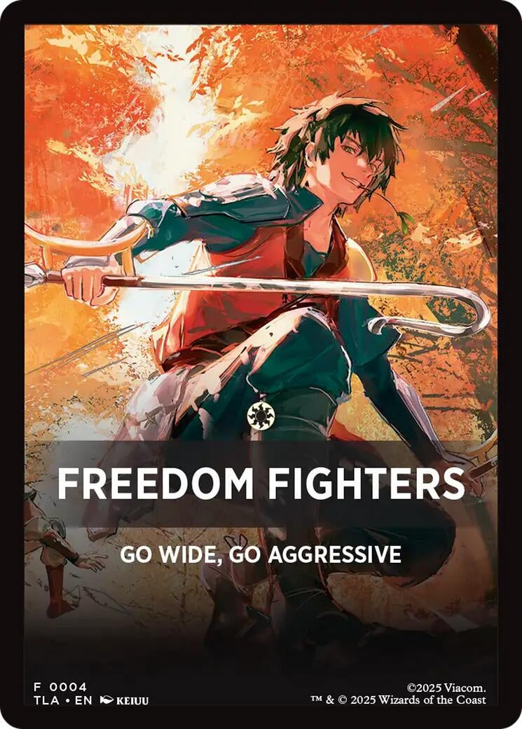 Image for Freedom Fighters Theme Card (4) - Magic: The Gathering