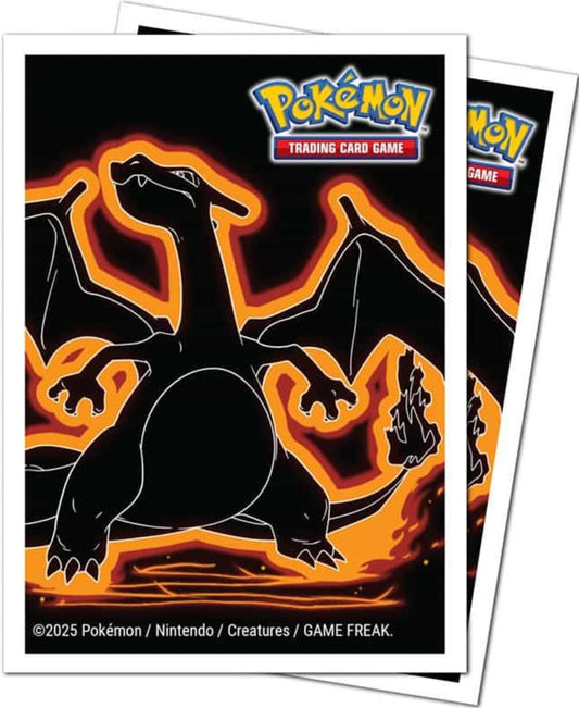 Image for APEX Deck Protector Sleeves -  Pokemon Neon Kanto: Charizard (105-pack) - Card Sleeves