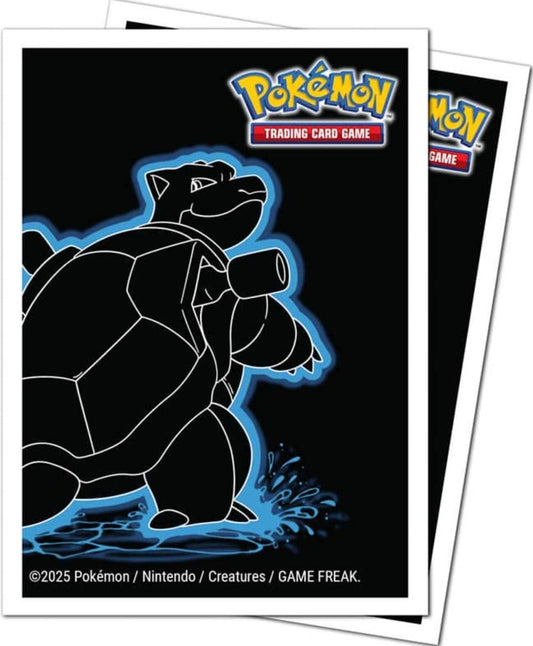 Image for APEX Deck Protector Sleeves -  Pokemon Neon Kanto: Blastoise (105-pack) - Card Sleeves