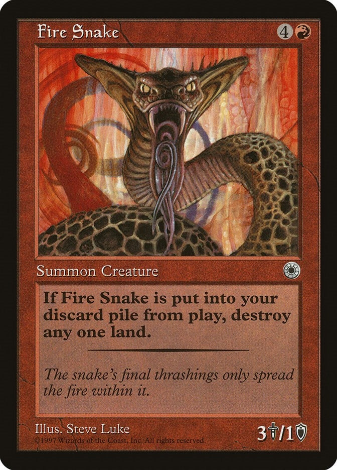 Image for Fire Snake - Magic: The Gathering
