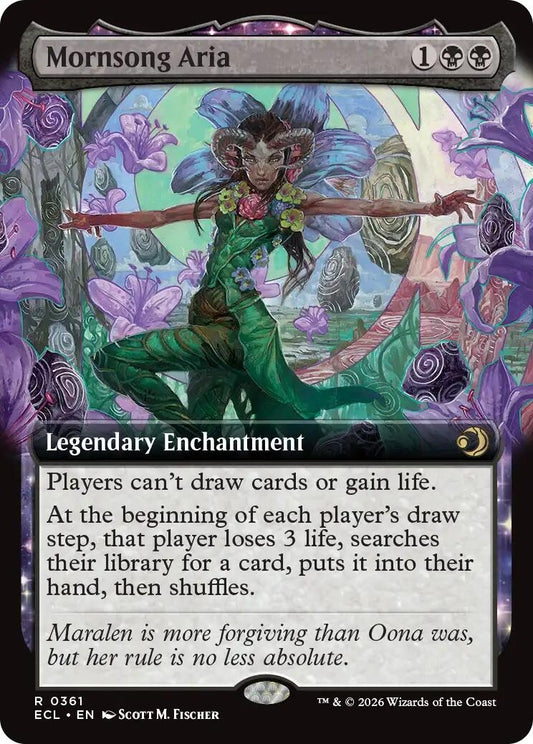 Image for Mornsong Aria (Extended Art) (361) - Magic: The Gathering