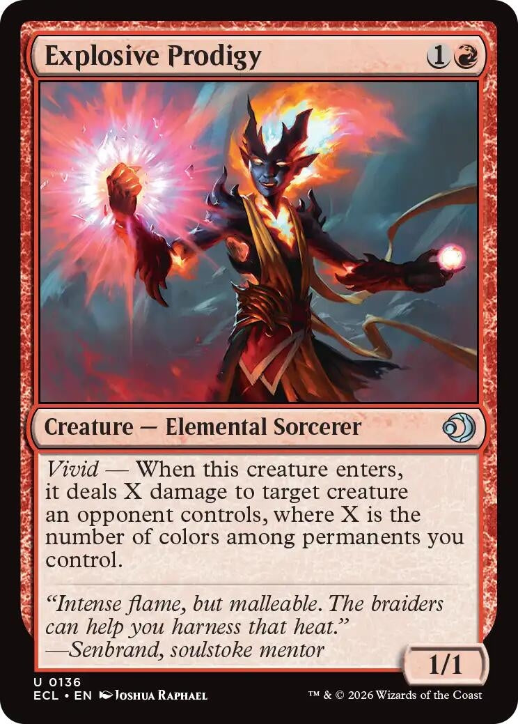 Image for Explosive Prodigy (136) - Magic: The Gathering