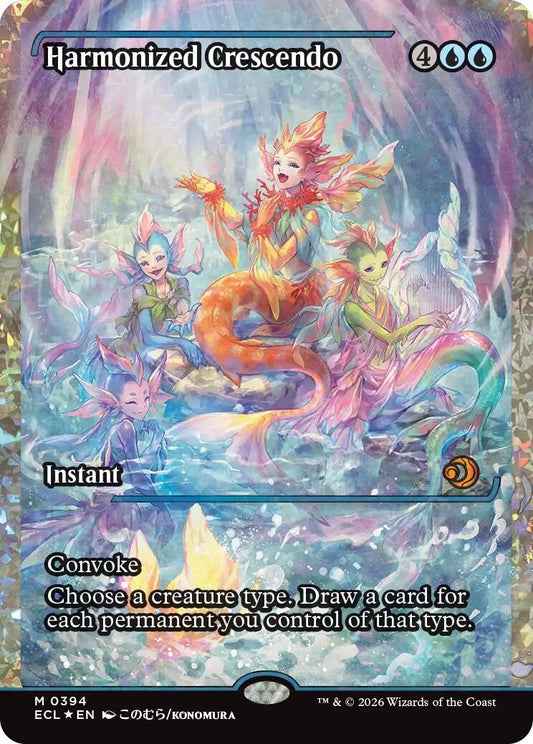Image for Harmonized Crescendo (0394) (Showcase) (Fracture Foil) (394) - Magic: The Gathering