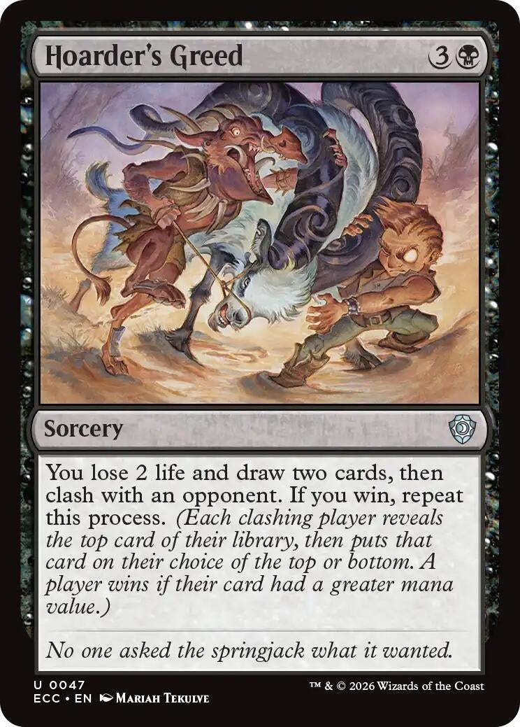 Image for Hoarder's Greed (47) - Magic: The Gathering