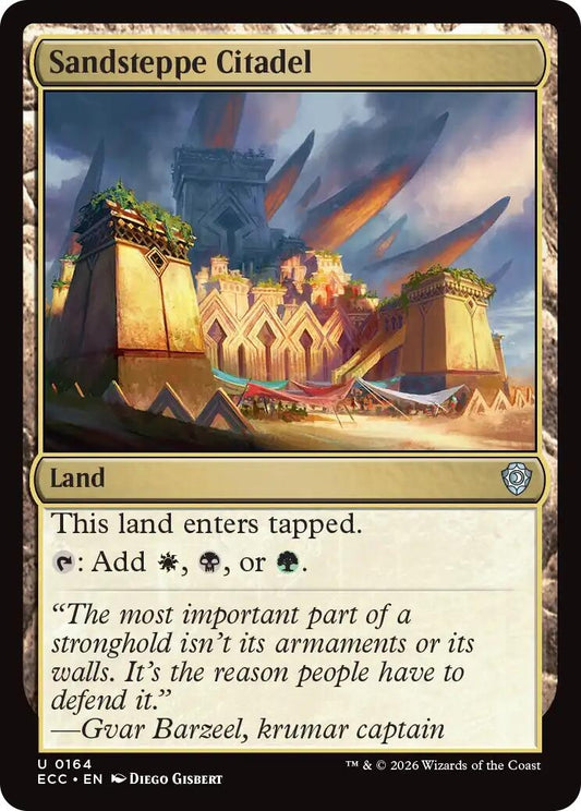Image for Sandsteppe Citadel (164) - Magic: The Gathering