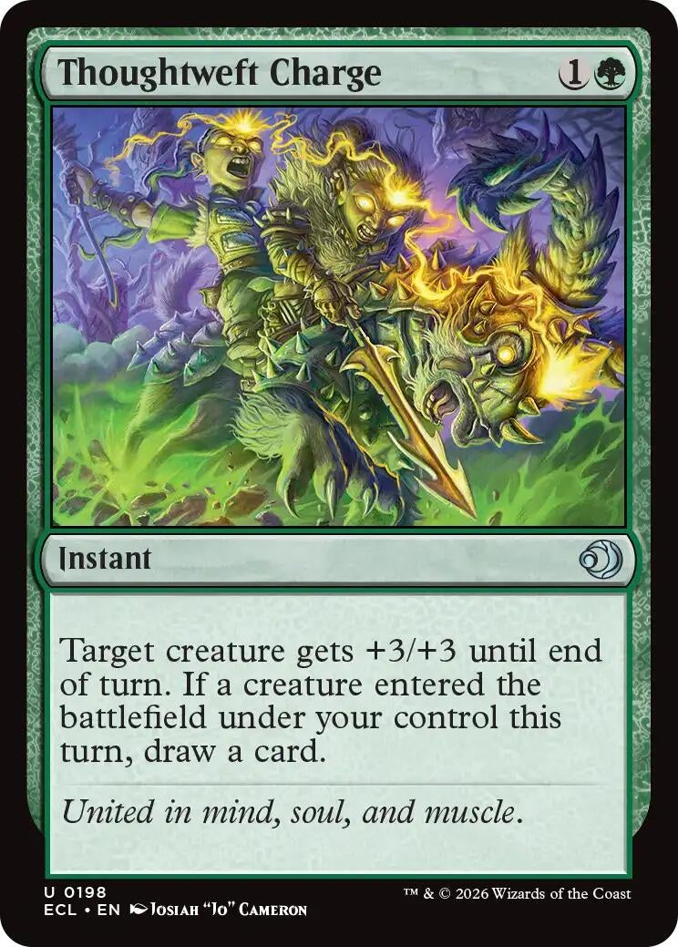 Image for Thoughtweft Charge (198) - Magic: The Gathering