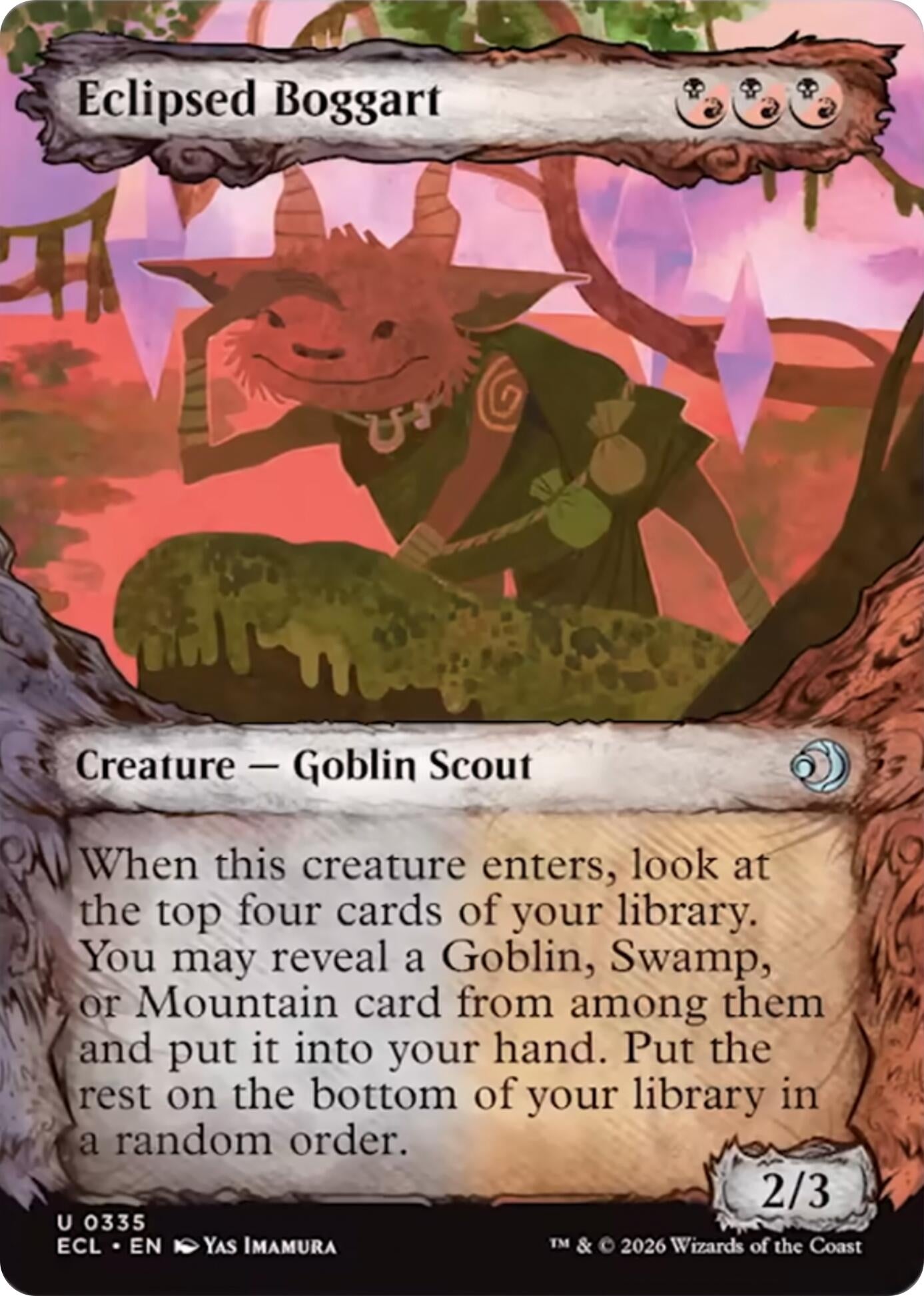 Image for Eclipsed Boggart (Showcase) (335) - Magic: The Gathering