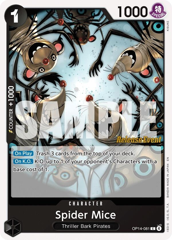Image for Spider Mice (OP14-081) - One Piece Card Game