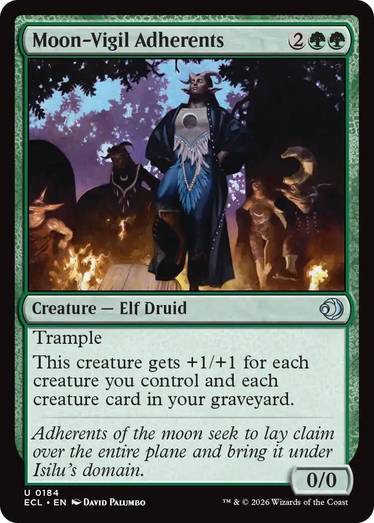 Image for Moon-Vigil Adherents (184) - Magic: The Gathering