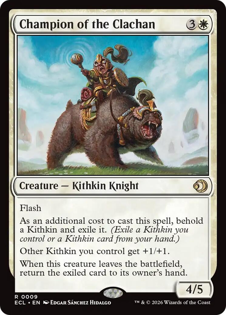 Image for Champion of the Clachan (9) - Magic: The Gathering
