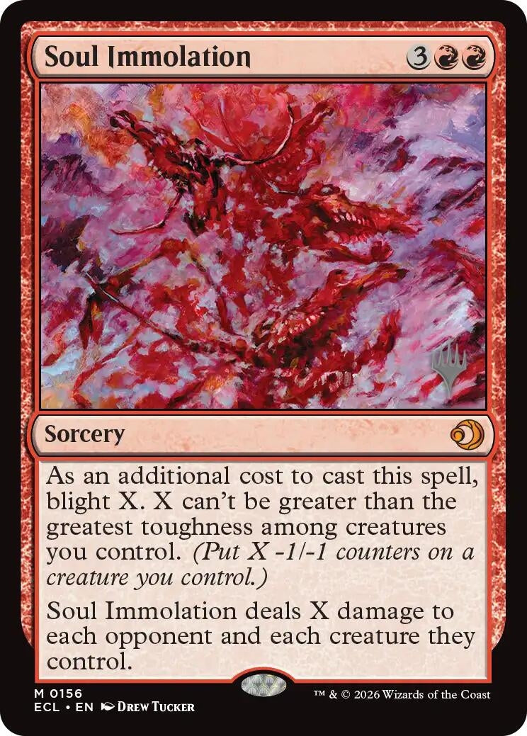 Image for Soul Immolation (156) - Magic: The Gathering