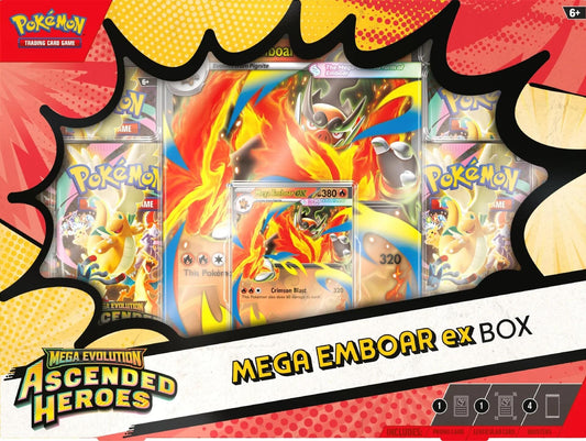 Image for Ascended Heroes Mega Emboar ex Box - Pokemon