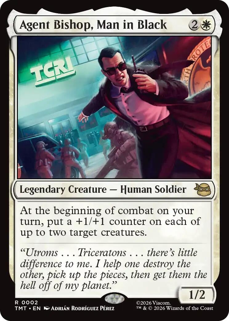Agent Bishop, Man in Black (2)