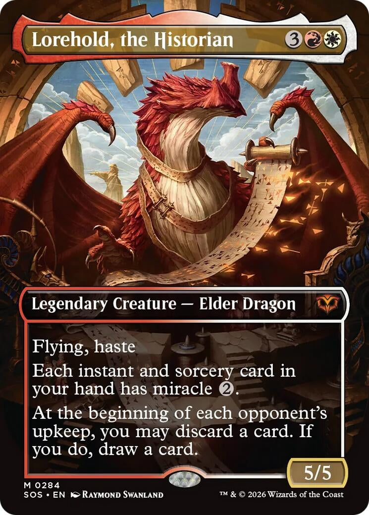 Image for Lorehold, the Historian (Borderless) (284) - Magic: The Gathering