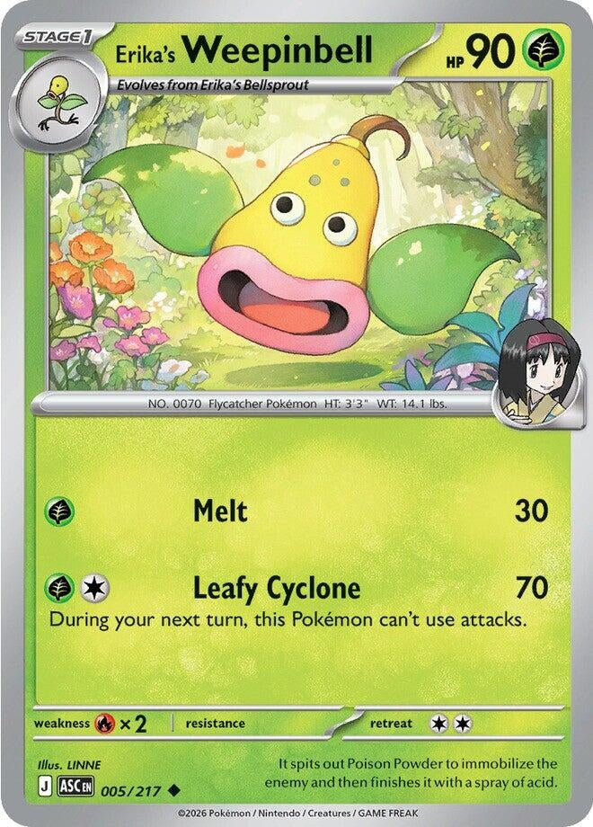 Image for Erika's Weepinbell (005/217) - Pokemon