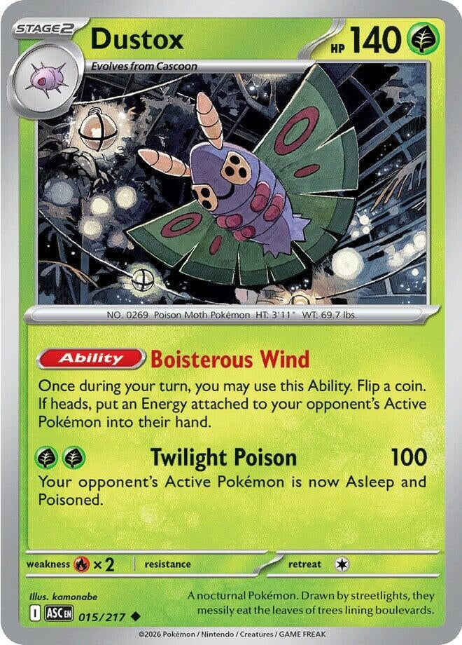 Image for Dustox (015/217) - Pokemon